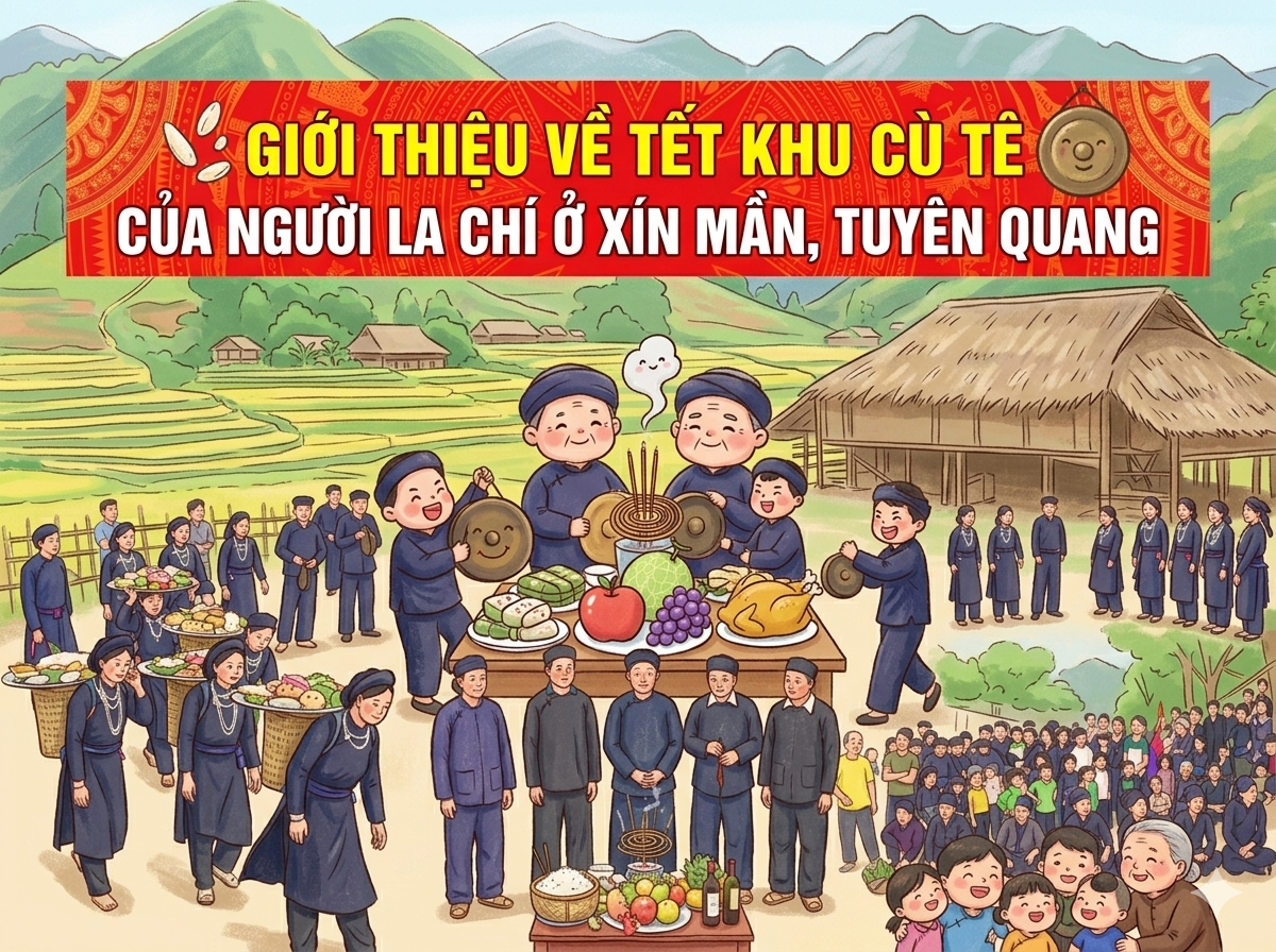 GIỚI THIỆU VỀ TẾT KHU CÙ TÊ CỦA NGƯỜI LA CHÍ Ở XÍN MẦN, TUYÊN QUANG